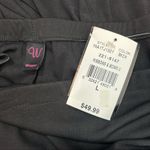 Wrapper Vintage Y2K  Strapless Black & Tan Ribbons Mini Dress NWT Large Photo 6