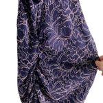 Motherhood Maternity NWT Lace Side Ruched Navy Blue & Pink Gender Reveal Dress Photo 4