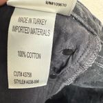 AGOLDE Women Size 24 Jaden Cut Off Black High Rise Distressed Denim Shorts Photo 6