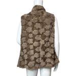 Anthropologie Elevenses Vest Womens Medium Tan Faux Fur Vest Edgy Urban Mob Wife Photo 3