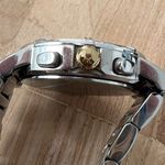 Bulova Chronograph Diamond Ladies Watch Pearl Dial Two-Tone Bracelet Case Photo 8