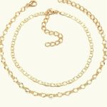 Anklet 2pcs Color Gold One Size Photo 3