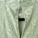 Anthropologie Maeve Mock-Neck Ruffle Sleeve Lace Mini Dress, Size L Photo 9