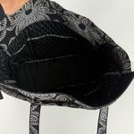 Vera Bradley 🤍HP🤍 Large Black and White Flower Tote Bag Photo 4