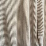 Splendid  Cream and Metallic Gold Knit Sweater Photo 3