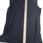 Banana Republic  Womens Black Ruffle Top Size Small Workwear Office Casual Photo 4