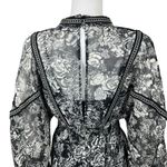 Topshop ASOS Monochrome Floral Print Dress Photo 8