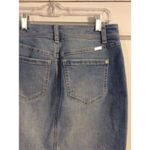Inc Tulip Hem Denim Mini Skirt Stretch Womens Regular fit Size 4 Blue Photo 4