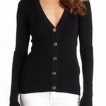 Tory Burch  Black Cotton Simone Cardigan Photo 0
