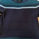 Color Block Ribbed Sweater Dress Photo 2