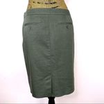 New York & Company Stretch Twill Khaki Pencil Skirt Olive 6 Green Photo 3
