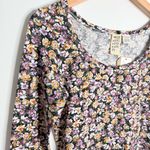 Billabong NWT  Floral Long Sleeve Bodycon Dress Size Large Photo 6