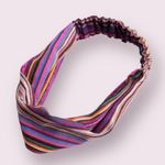 Striped Pattern Hair Band #132 Red Photo 2