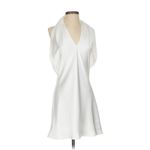 Show Me Your Mumu  Jasmine Halter Mini Dress Ivory Luxe Satin XL Photo 6