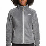 The North Face  Fuzzy Full Zip Jacket Womens S Gray Casual Relaxed Gorpcore Photo 0