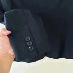 Valerie Stevens Valerie‎ Stevens Separates Blazer Padded Shoulder Womens Size 4 Petite Black Photo 9