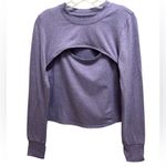 Jason Wu  Top 2 pc Tank Shrug Long Sleeve Purple Size M Photo 1