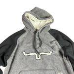 Kimes Ranch Womens Hoodie Sz M Gray Black Pullover Sweatshirt Western Logo Rodeo Size M Photo 4