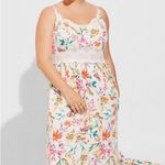 Torrid NWT Lace Inset Maxi Dress in Carrie Floral Women’s Size 2 or 18-20 Dress Photo 2