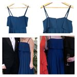 Jill Stuart Jill  Blue Pleated Dress Gown Photo 8