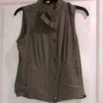 Cache  olive green utility military vest small zip up Photo 2