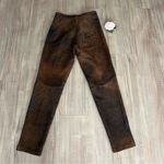 Michael Hoban For North Beach Leather Brown Womans Pants Size undefined Photo 4