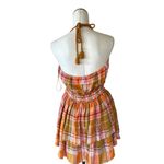 Aerie NWOT  Plaid Ruffle Mini Dress Photo 3