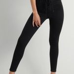 Garage Lace Up Super High Rise Waisted Skinny Black Jegging Jeans Photo 0