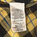 Free People  Plaid Gauzy Cut Out Button Down Shirt NWOT Photo 9