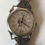 Armani Collezioni Vintage Native American Style Indian Head Collezioni Watch Turquoise Photo 2