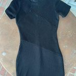 Urban Outfitters Dee Elle black bodycon textured mini dress Photo 1