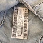 ZARA  Blue V-Neck Short Puff Sleeve Babydoll Dress w Tiered Skirt Sz MD Photo 12