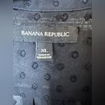Banana Republic  Black Sheer Swiss Dot LS Shirt Photo 4