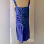 Ruched Dark Blue Dress size 14 Photo 4