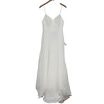 Lulus Love Perfection White Lace Tulle Pearl Beaded Maxi Dress Size M Size M Photo 2