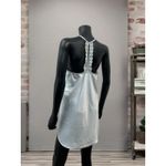 Flora Nikrooz Flora‎ Nikrooz Victoria CharmeuseChemise Size M Satin blue SlipNightgown Photo 3