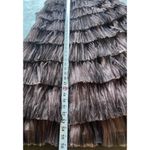 Jones New York Jovani New York Strapless Tiered Tulle Maxi Black Pink Dress Women’s Sz 10 Photo 5