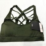 Victoria's Secret NWT Sport Crisscross Cage Front Sports Bra Olive Green Medium Photo 6