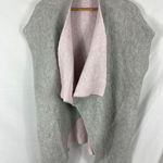 Lole  Freddie Riverstone Two Tone Blush Pink Grey Wool Blend Cardigan OS Photo 2