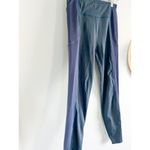Varley  | Cobalt Blue Athletic Leggings Side Mesh Panel Pockets | Sz S Photo 1