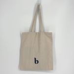 Brooklinen tote bag in Oatmeal & Navy Blue NWOT! Tan Photo 5