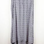 Flax Geometric Print Pull On Layered Maxi Skirt L Photo 0