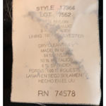 Cache Vintage  Black Metallic‎ Asymmetrical Dress Y2K 90s Glam Beaded Size XXS Photo 4