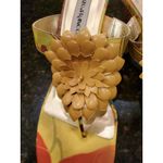 Monzo & Franco Flower Heels Slides Sandals Shoes 9M Size 9 Photo 4