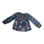 Band of Gypsies Band of the Free Women’s Josie Sapphire Mixed Print Long Sleeve Top Photo 3