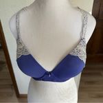 Soma Embraceable Full Coverage Violet Blue Padded Underwire Bra 36C Photo 4
