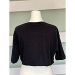 Garage  Black Montauk Cropped T Shirt Womens Size PS Photo 2