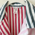 Victoria's Secret Long Sleeve Striped Button Down Shirt in Large EUC Photo 3