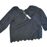 Lovestitch NWT Sweetpea Eyelet Blouse in Sz Large. Lightweight and Boho. Photo 2