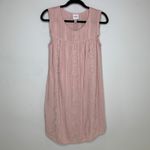 Knox Rose Embroidered Rayon Dress Sz Medium Dusty Pink Color Cottagecore Photo 5